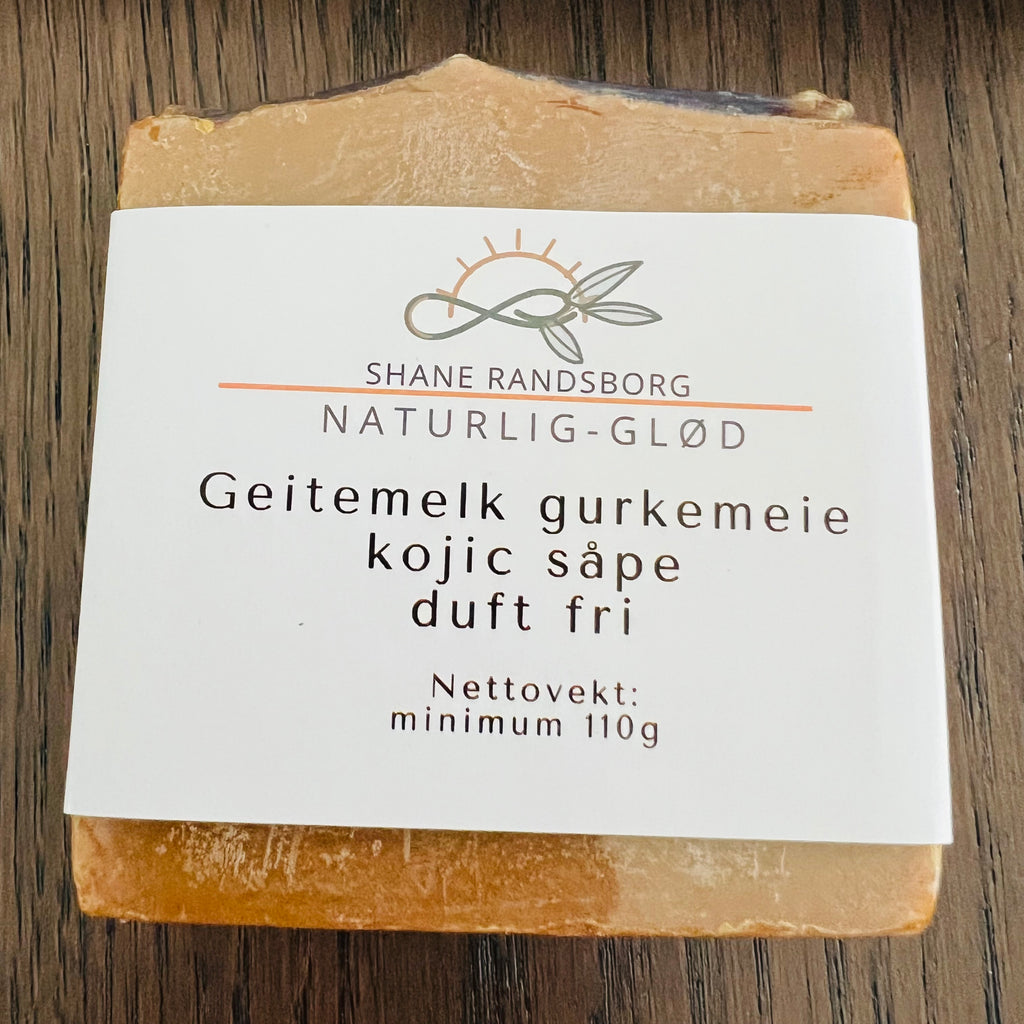 Geitemelk gurkemeie kojic såpe duftfri